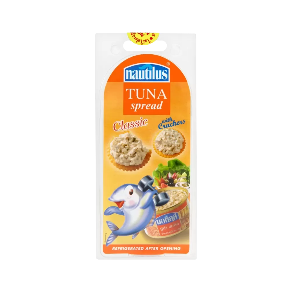 NAUTILUS TUNA SPREAD CLASSIC WITH CRACKERS — Foodland Supermarket ...